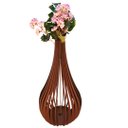 Ver imagem 1 de Vaso de Chão Decorativo Grande Capadócia Mdf:marrom/60x30cm