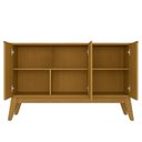 Ver imagem 5 de Balcao Buffet Ares 3 Portas 122 Cm Nature Tebar