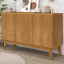 Ver imagem 2 de Balcao Buffet Ares 3 Portas 122 Cm Nature Tebar