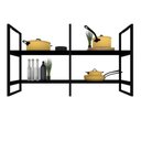 Ver imagem 3 de Prateleira industrial cozinha suporte para prateleira industrial nicho industrial nichos para