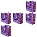 Ver imagem 1 de Bolsa Ecologica Ecobag Sacola Ombro Kit 5 Uni Mercado Compras