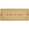 Tapete Capacho para Porta Vinil 30x70cm Bem Vindo Line - 1
