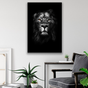 Ver imagem 2 de Quadro Lion Blessed Black -- BR ARTES Grande 118x78