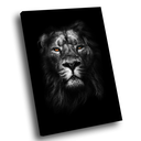 Ver imagem 1 de Quadro Lion Blessed Black -- BR ARTES Grande 118x78