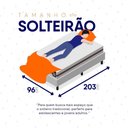 Ver imagem 6 de Cama Box Baú Mali Molas Ensacadas Solteiro 96x203 King House