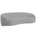 Ver imagem 3 de Kit Sofá 3 Lugares 200cm e Poltrona Orgânico Luxo Recepção Sala de Estar e Tv Amore Bouclé