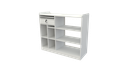 Ver imagem 2 de Balcão Caixa Vitrine M5 Esquerdo Mdf Atendimento Loja,valet