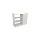 Ver imagem 4 de Balcão Caixa Vitrine M5 Esquerdo Mdf Atendimento Loja,valet