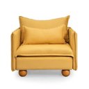 Ver imagem 3 de Poltrona com Pé Bolinha Sôma CabeCasa MadeiraOriginals