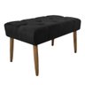 Banco Estofado Jade 80cm Suede Preto - Majú Decor - 2