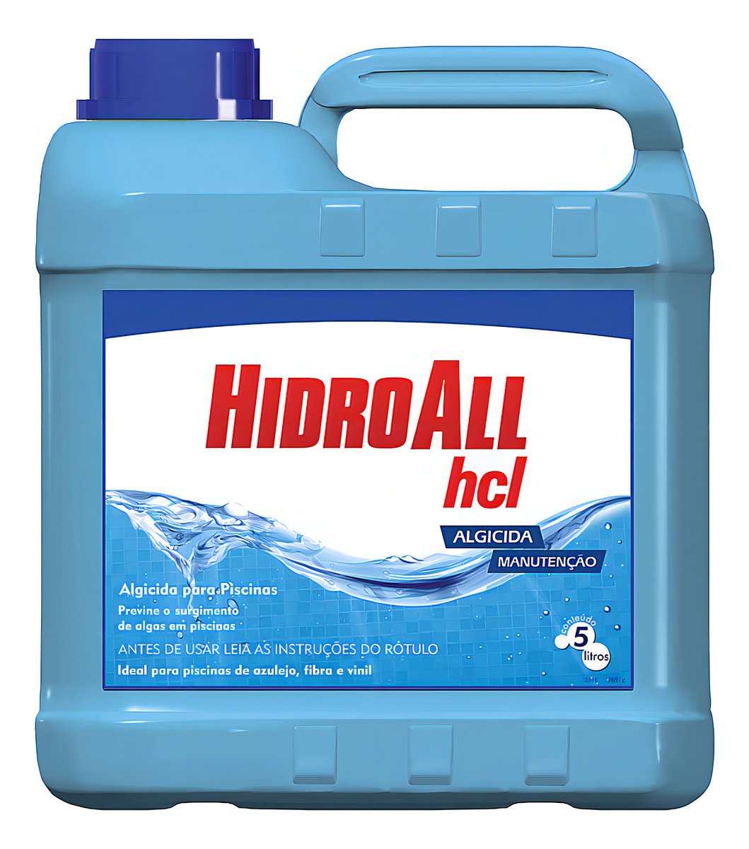 Hcl Algicida Manutencao Galão 5l Hidroall