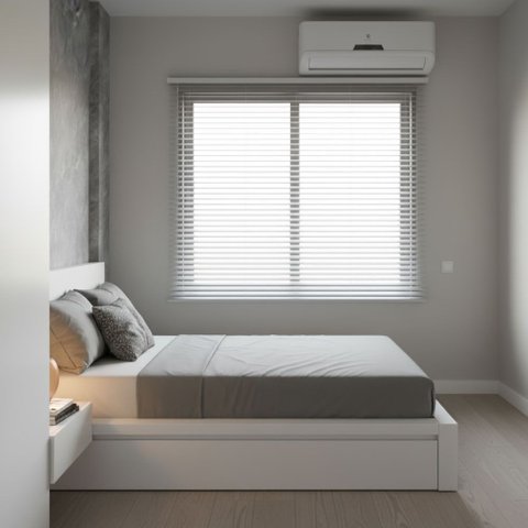 Persiana Horizontal de Aluminio 25mm 1,40 (l) X 1,40 (a) - Branco