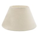 Ver imagem 2 de Cúpula Clássica de Abajur Luminária 11x10x19cm de Tecido Algodão Soquete Nacional Ref 16