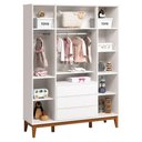 Ver imagem 6 de Kit Quarto Infantil com Pés Square Mel - Cômoda Elfe 4 Gavetas e 1 Porta + Guarda-Roupa Elfe + Berço
