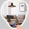 Espelho Orgânico com Led 6000k Medida 84,0 X 77,0 Cm - 1