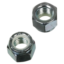 Porca Auto Travante Nylon M6 Din 982 Zinco Branco - 500un - 3