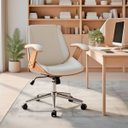 Ver imagem 1 de Cadeira Escritorio Branca Couro Executiva Paris Homme