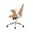 Ver imagem 6 de Cadeira Escritorio Branca Couro Executiva Paris Homme