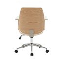 Ver imagem 7 de Cadeira Escritorio Branca Couro Executiva Paris Homme