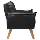 Ver imagem 4 de Kit 4 Poltrona Decorativa Opala Revestimento Suede - Lm Decor Ladecor Estofados Laranja
