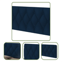 Ver imagem 2 de Cabeceira de Cama Queen Estofada Capitone Pari 1,60 X 55 Azul Suede