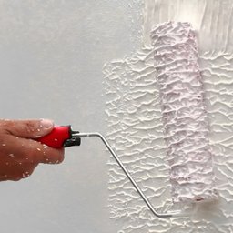 Rolo para Textura Pintura Cabelo de Anjo 23cm Efeito Rústico | Atlas - 10