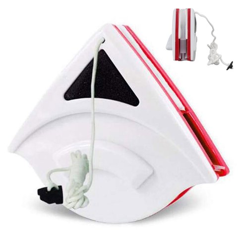 Limpa Vidro Magnetico Janela Limpador Espelho Vidraça Porcelana Ima Potente Dupla Face Dois Lados Ro