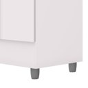 Ver imagem 7 de Guarda-roupa 6 Portas Ideval com Cômoda Sapateira Sirios Branco