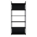 Ver imagem 2 de Estante com 6 Prateleiras 186cm x 80cm x 33cm com Fundo Yon Preto