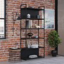 Ver mais imagens de Estante com 6 Prateleiras 186cm X 80cm X 33cm com Fundo Yon