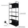 Estante com 6 Prateleiras 186cm X 80cm X 33cm com Fundo Yon - 6