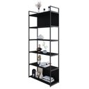 Ver imagem 5 de Estante com 6 Prateleiras 186cm x 80cm x 33cm com Fundo Yon Preto