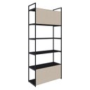 Ver imagem 7 de Estante com 6 Prateleiras 186cm x 80cm x 33cm com Fundo Yon Preto