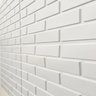Kit 10 Placas 3d 50x50cm Tijolinho Branco - 2