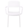 Cadeira Tramontina Serena com Braços Branco Empilhável em Polipropileno com Proteção - 2