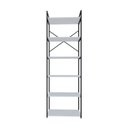 Ver imagem 2 de Estante Alta com 6 Prateleiras 185x60x33cm Yon Branco/Preto