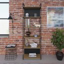 Ver imagem 1 de Estante Alta com 6 Prateleiras 185x60x33cm com Fundo Yon