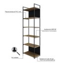 Ver imagem 6 de Estante Alta com 6 Prateleiras 185x60x33cm com Fundo Yon
