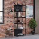 Ver mais imagens de Estante Alta com 6 Prateleiras 185x60x33cm com Fundo Yon