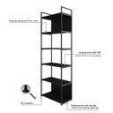 Ver imagem 6 de Estante Alta com 6 Prateleiras 185x60x33cm com Fundo Yon