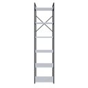 Ver imagem 2 de Estante Alta com 6 Prateleiras 185x45x33cm Yon Branco/Preto