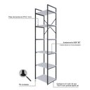 Ver imagem 6 de Estante Alta com 6 Prateleiras 185x45x33cm Yon