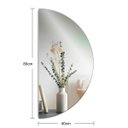 Ver imagem 4 de Espelho Orgânico Decorativo Halfmoon 80x40cm