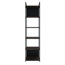 Ver imagem 2 de Estante Alta com 6 Prateleiras 185x45x33cm com Fundo Yon Marrom/Terracota/Preto