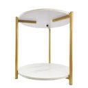 Ver imagem 6 de Mesa de Centro Sala Quarto Varanda Escritorio Multiuso Canto Lateral Mesinha Redonda Jardim Minimali