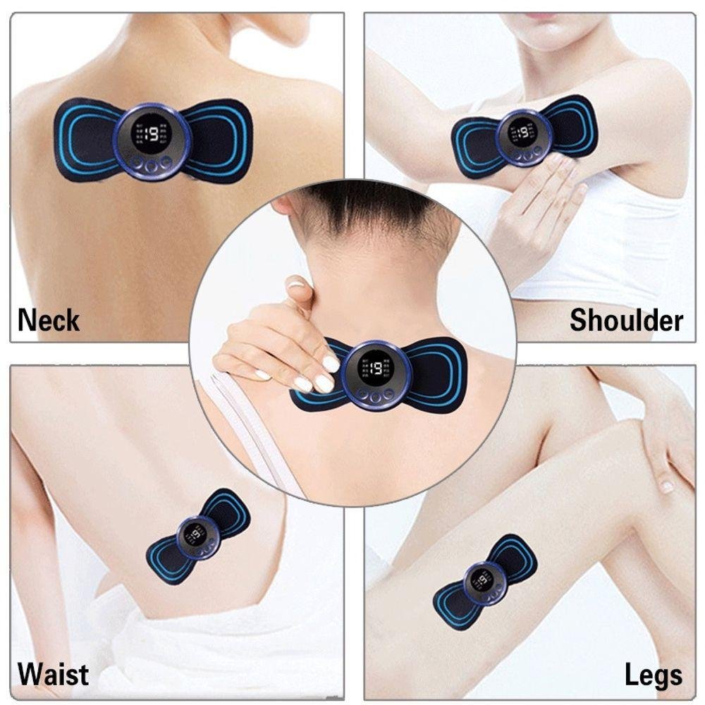 Massageador Elétrico Cervical Eletroterapia Ems Pescoço Perna Lombar Abdomen - 5