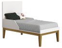 Ver imagem 5 de Berço Americano Classic New Branco Fosco com Madeira - MoveisAqui