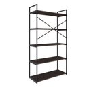 Ver imagem 7 de Estante com 5 Prateleiras 152cm x 80cm x 33cm Yon Marrom/Terracota/Preto