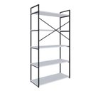 Ver imagem 7 de Estante com 5 Prateleiras 152cm x 80cm x 33cm Yon Branco/Preto