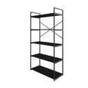 Ver imagem 3 de Estante com 5 Prateleiras 152cm x 80cm x 33cm Yon Preto